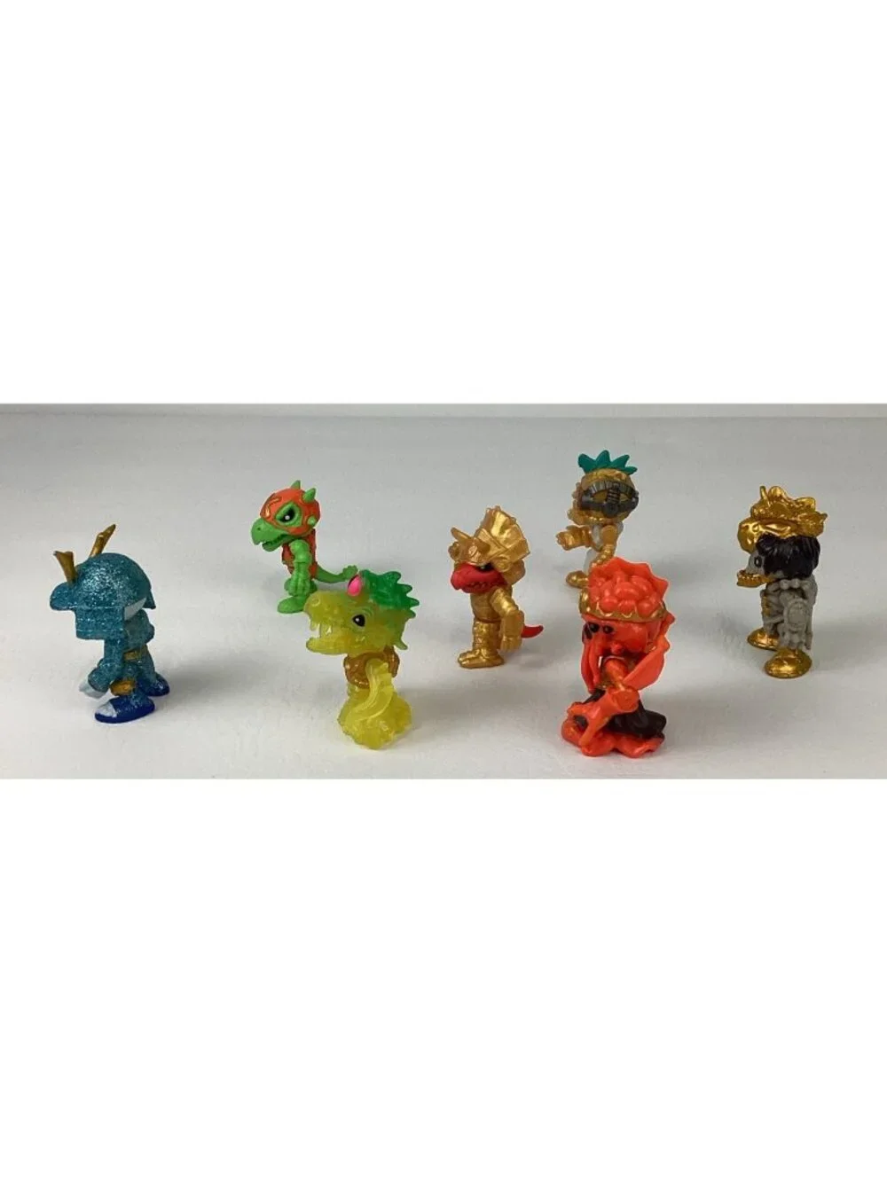 Treasure X Moose Lot of Figures Rare Golden Dinosaurs Skeletons Weapons Bundle
